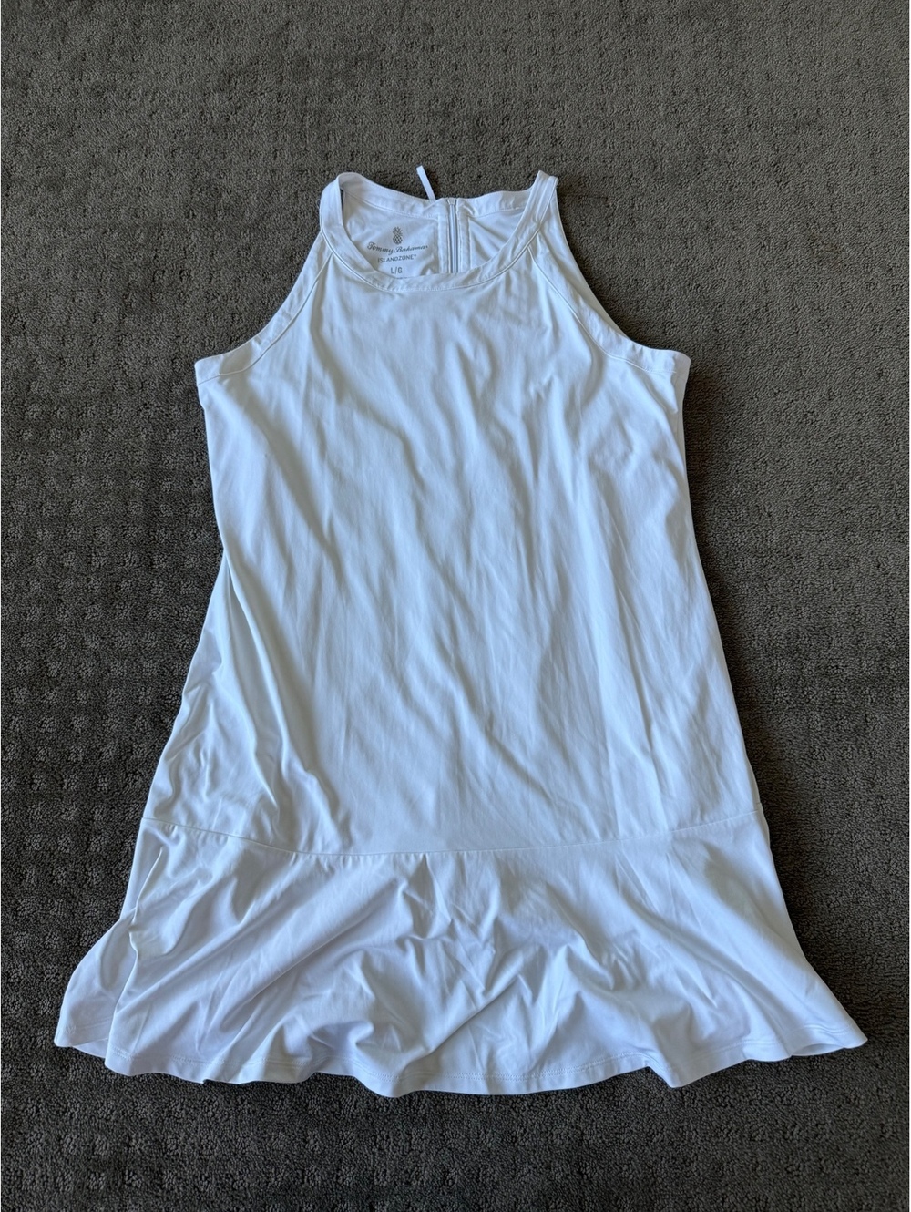 Tommy Bahama IslandZone White Knee-Length Dress L/G
